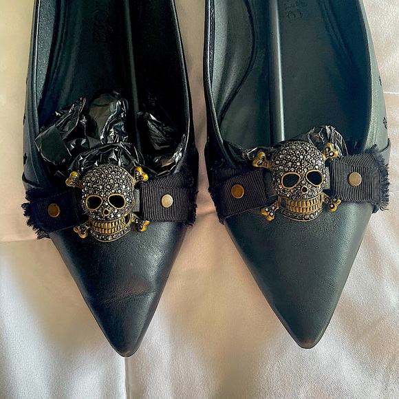 Pedro Garcia Skull Flats Slip-ons - Picture 2 of 9